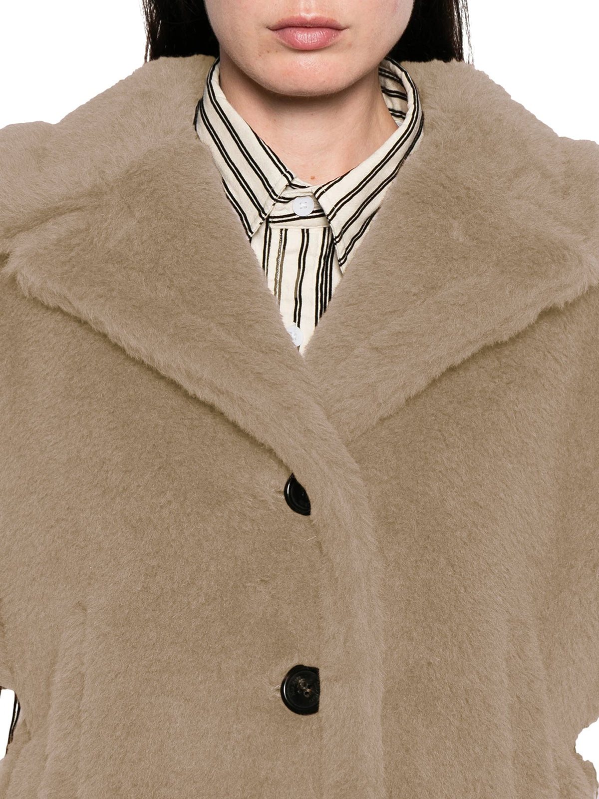 Max Mara Women's CORVINO 4 TEDDY SHORT COAT in Beige