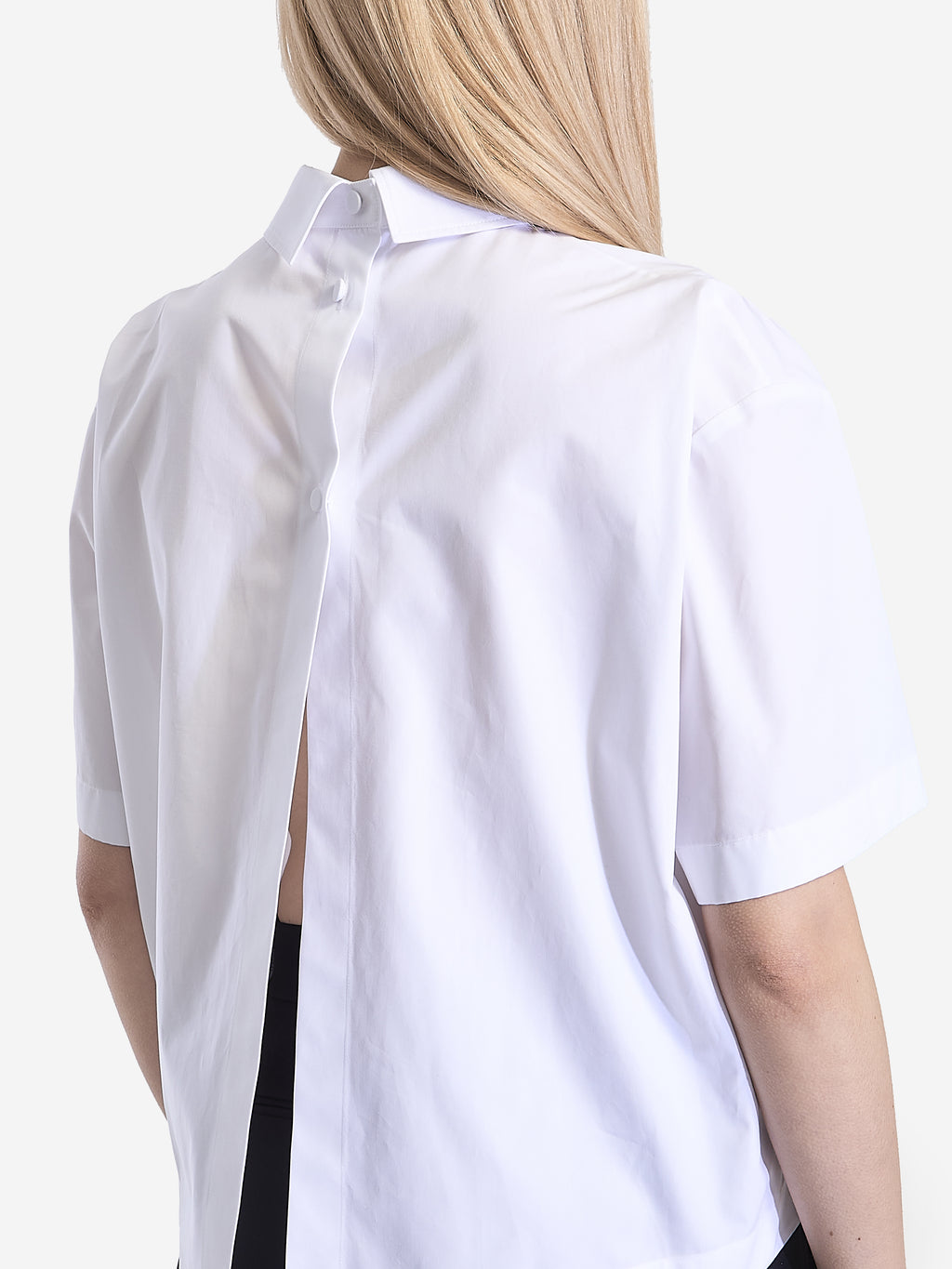 Gucci Women's Shirt with Embossed Logo in White