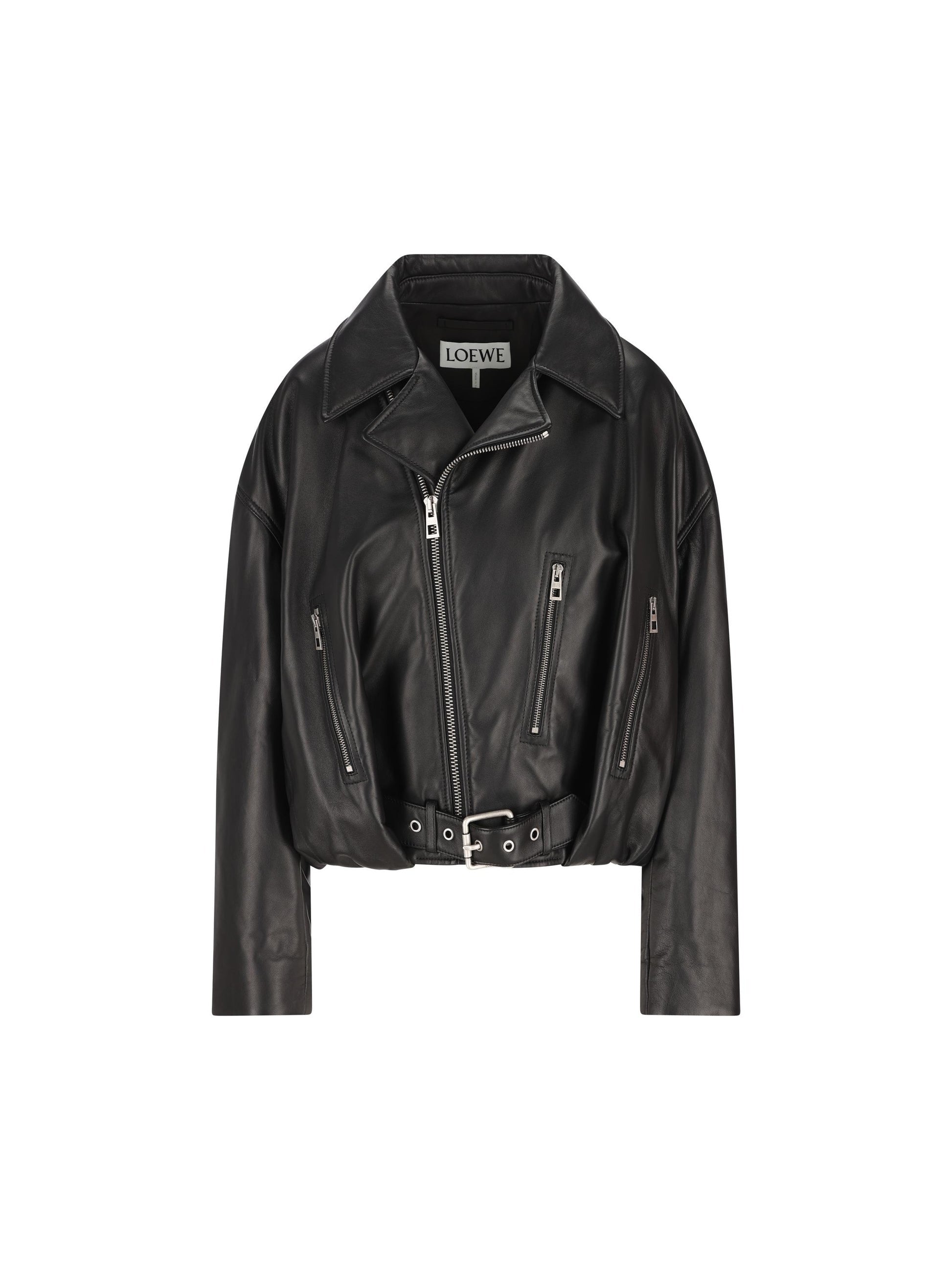 Loewe Women's Leather Jacket in Black