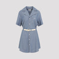 Celine Women's Denim Dress in Blue