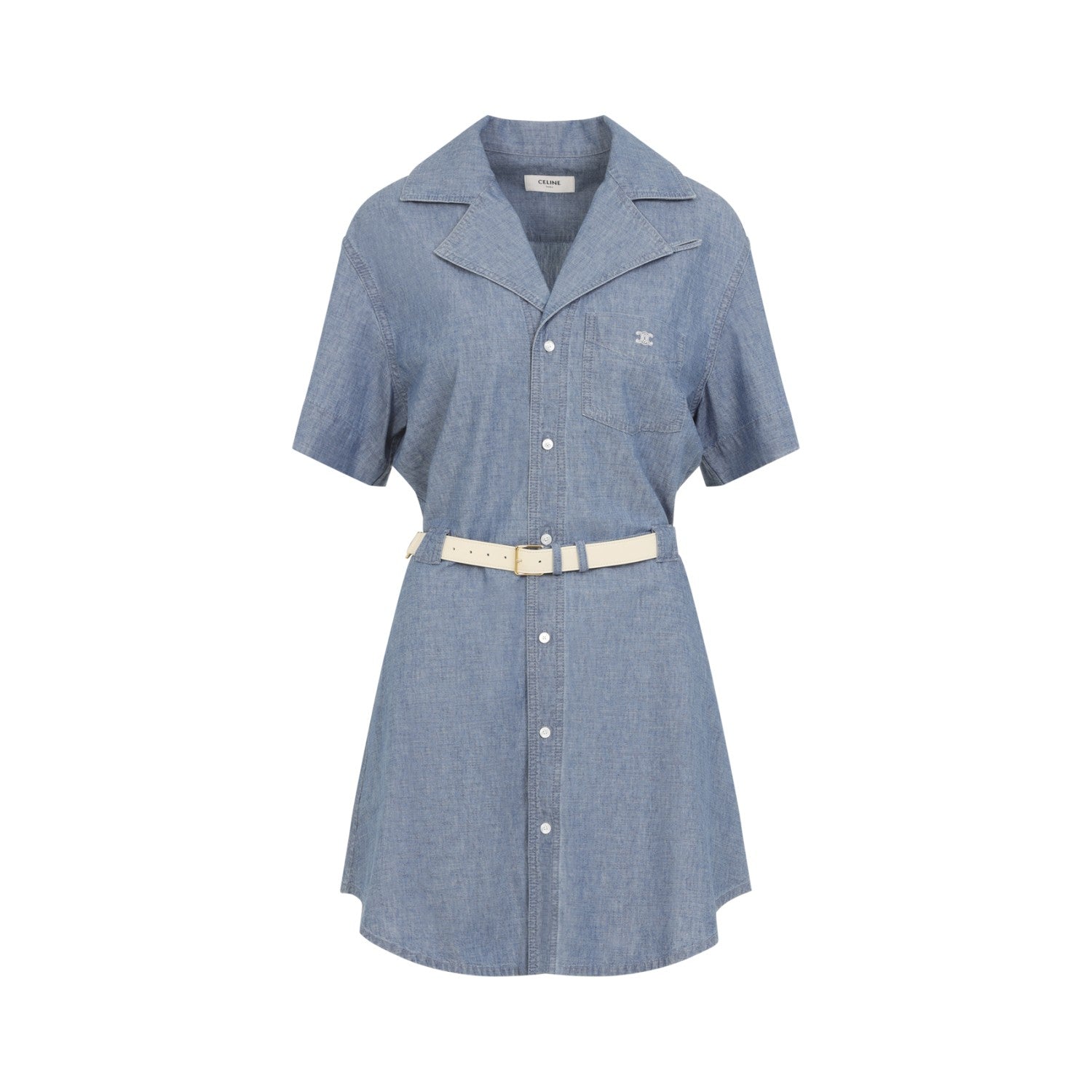 Celine Women's Denim Dress in Blue