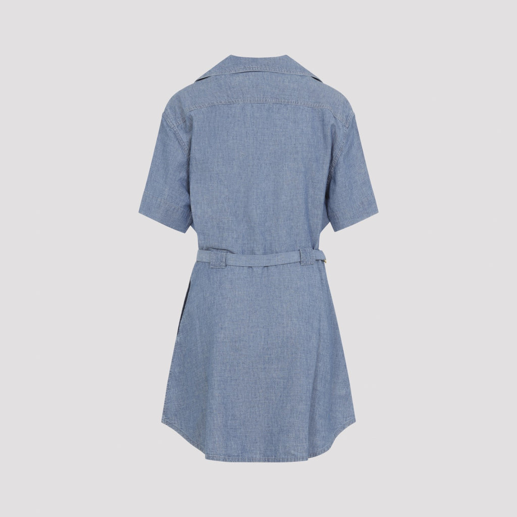 Celine Women's Denim Dress in Blue