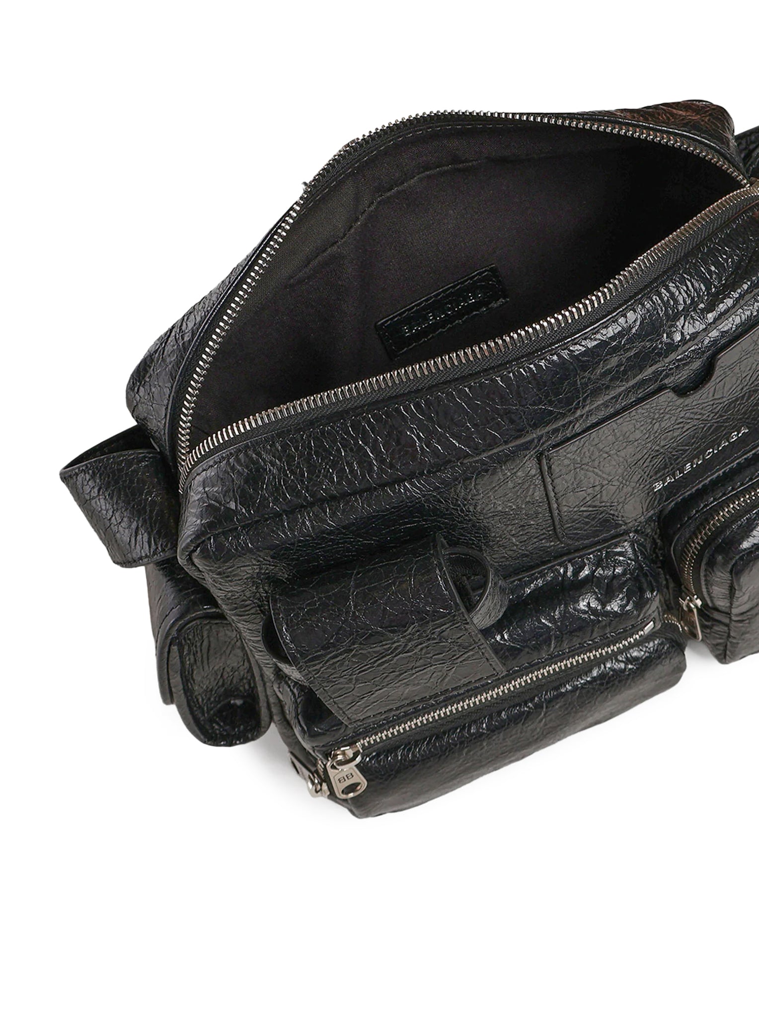 Balenciaga Men's Superbusy Leather Bag in Black