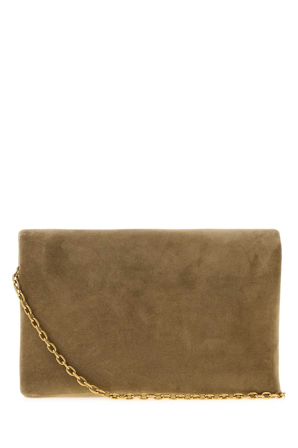 Saint Laurent Women's Cassandre Mini Bag Calfskin in Khaki - view 3