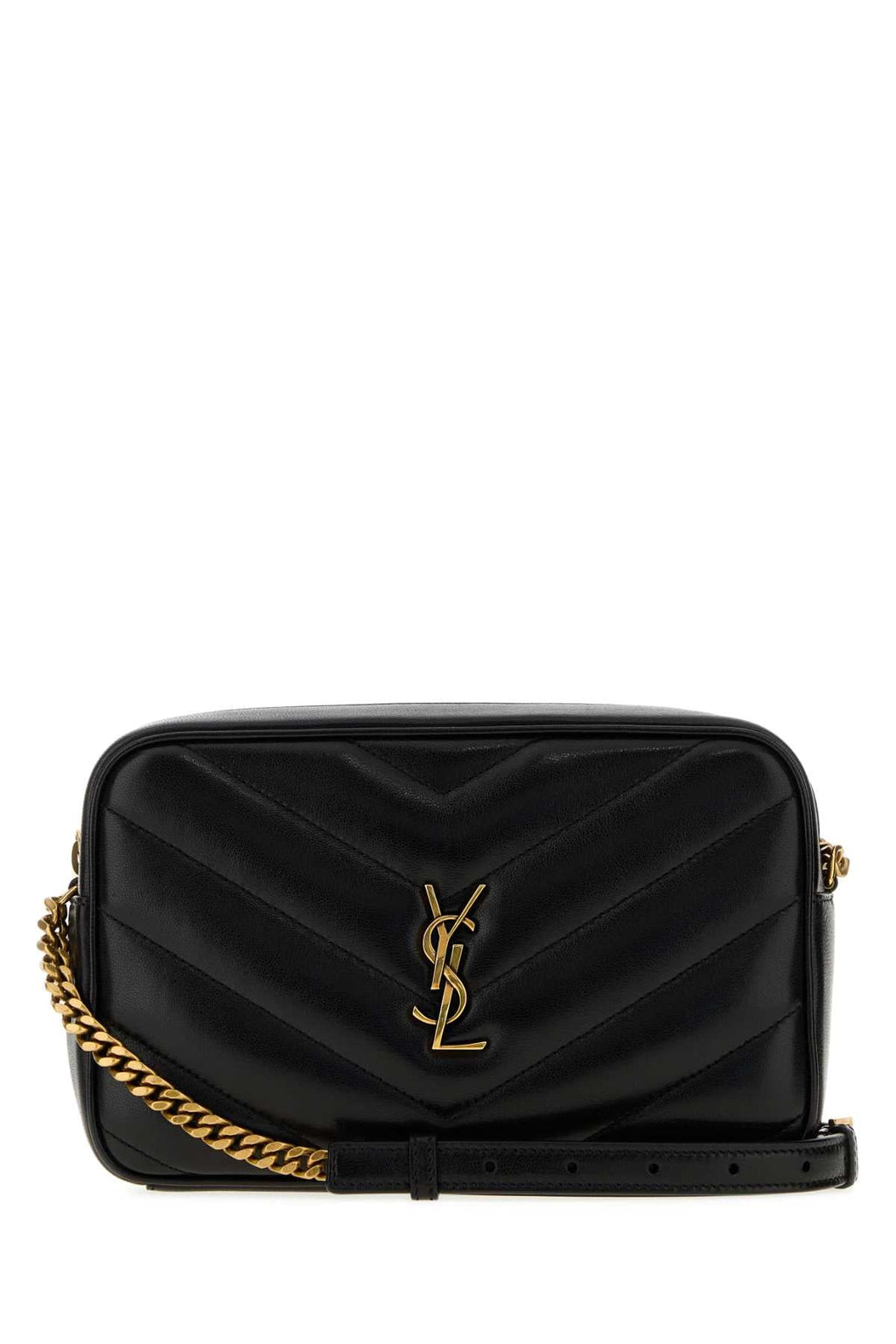 Saint Laurent Women's Loulou Camera Bag Lambskin in Black - view 1