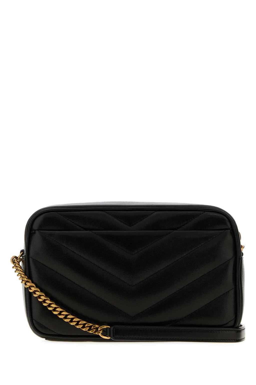 Saint Laurent Women's Loulou Camera Bag Lambskin in Black - view 3