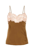 Saint Laurent Women's Blouse Silk in Brown - view 1