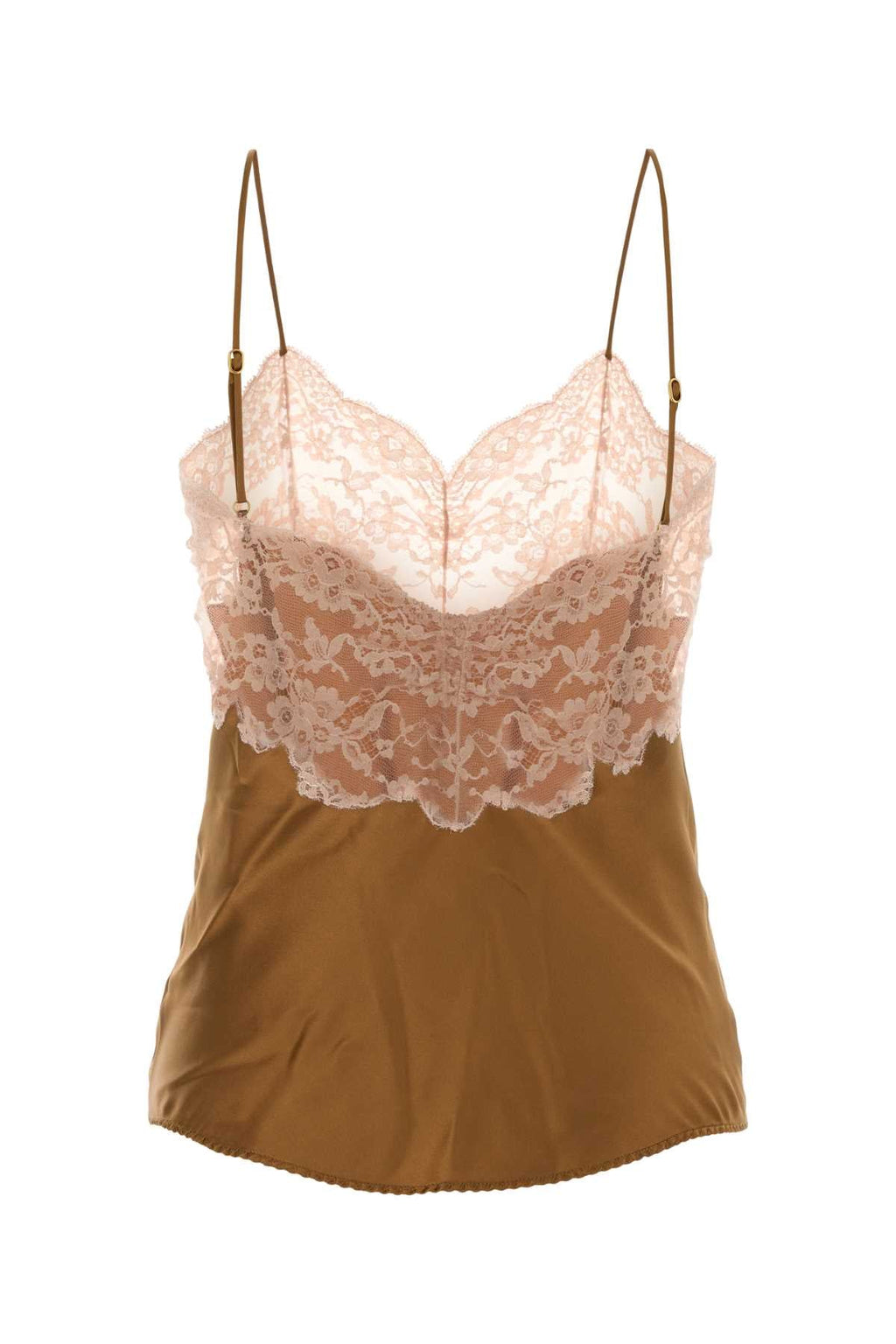 Saint Laurent Women's Blouse Silk in Brown - view 2