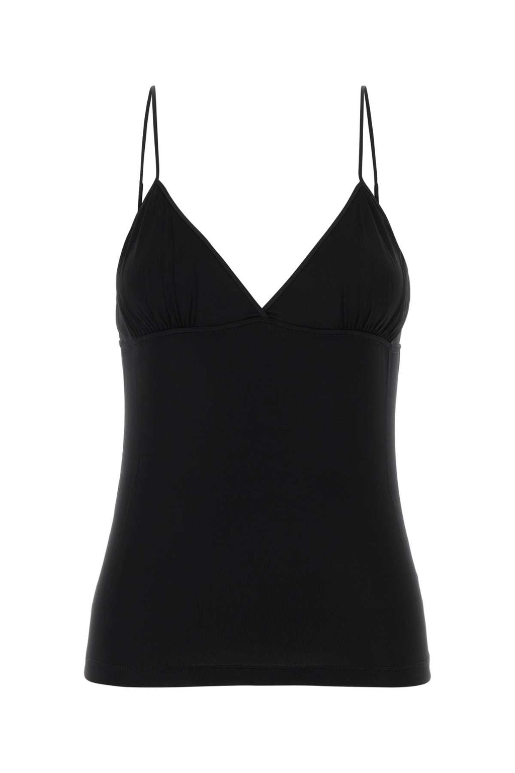 Saint Laurent Women's Thin Strap Top Viscose in Black - view 1