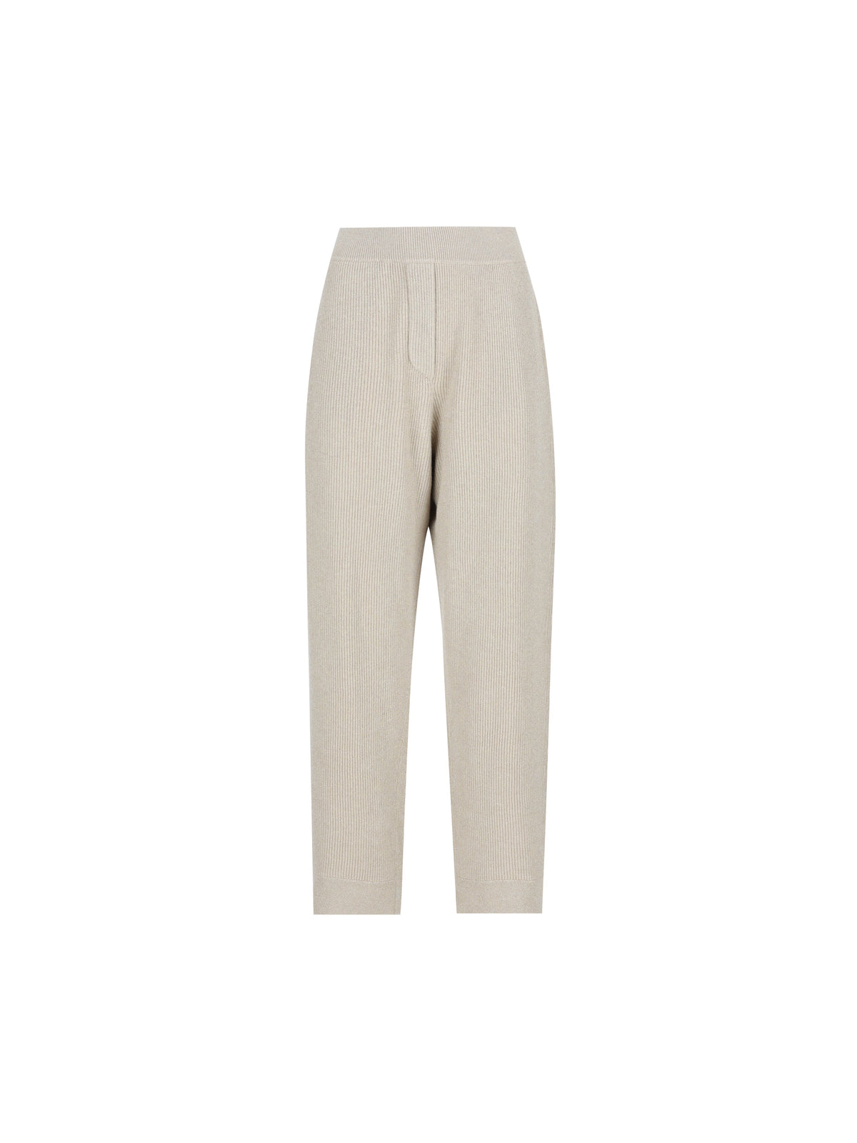 Brunello Cucinelli Women's Cashmere Blend Pants in Beige