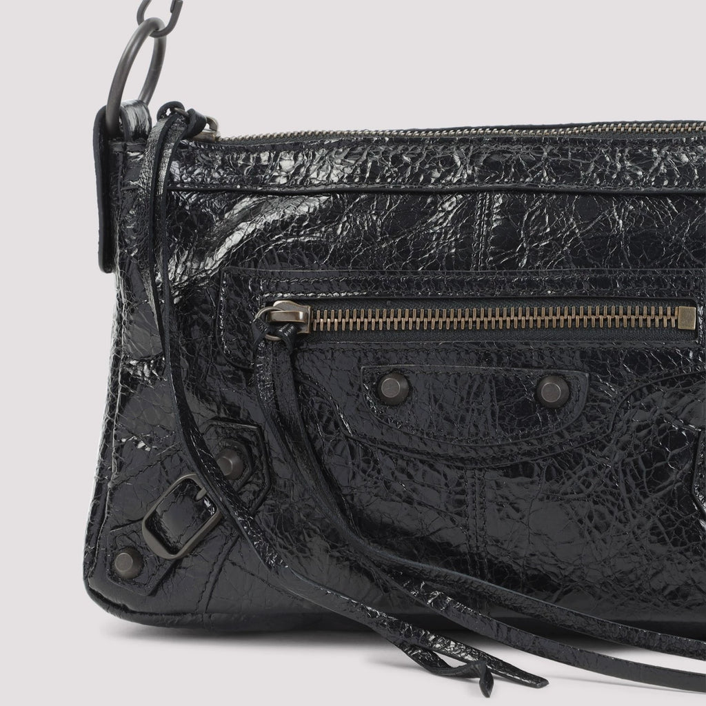 Balenciaga Women's Le City Moto Mini Bag in Black