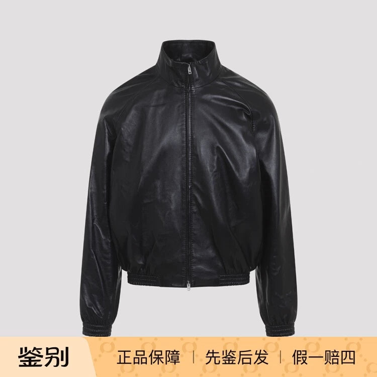 Gucci Men's Acne Studios Leather Jacket
