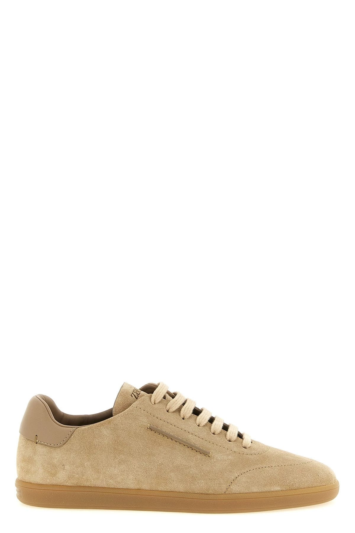 Zegna Men's Sneakers in Beige