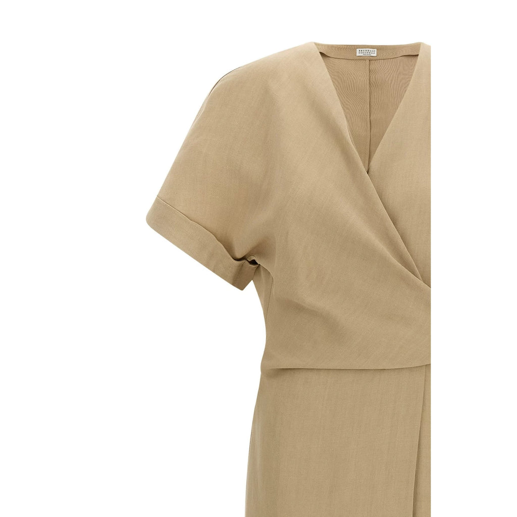 Brunello Cucinelli Dress in Beige