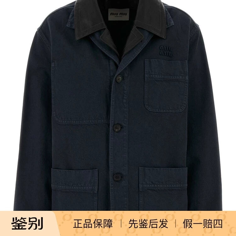 Miu Miu Women's Jacket in Blue