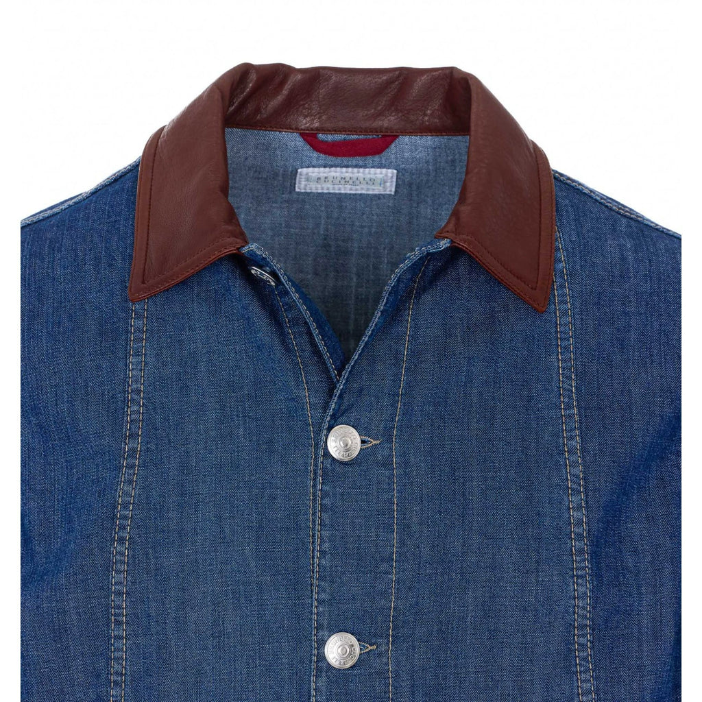 Brunello Cucinelli Men's Bc 2026 Jacket in Blue