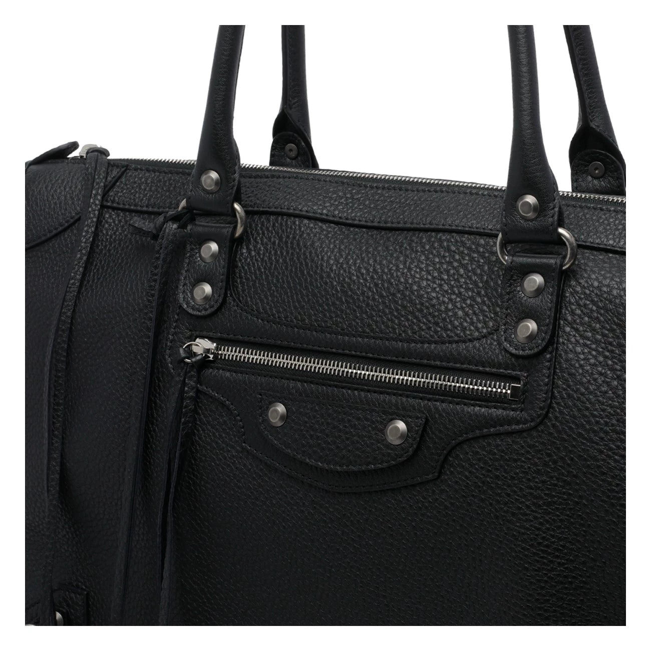 Balenciaga Men's Le City Large Shoulder Bag in Black