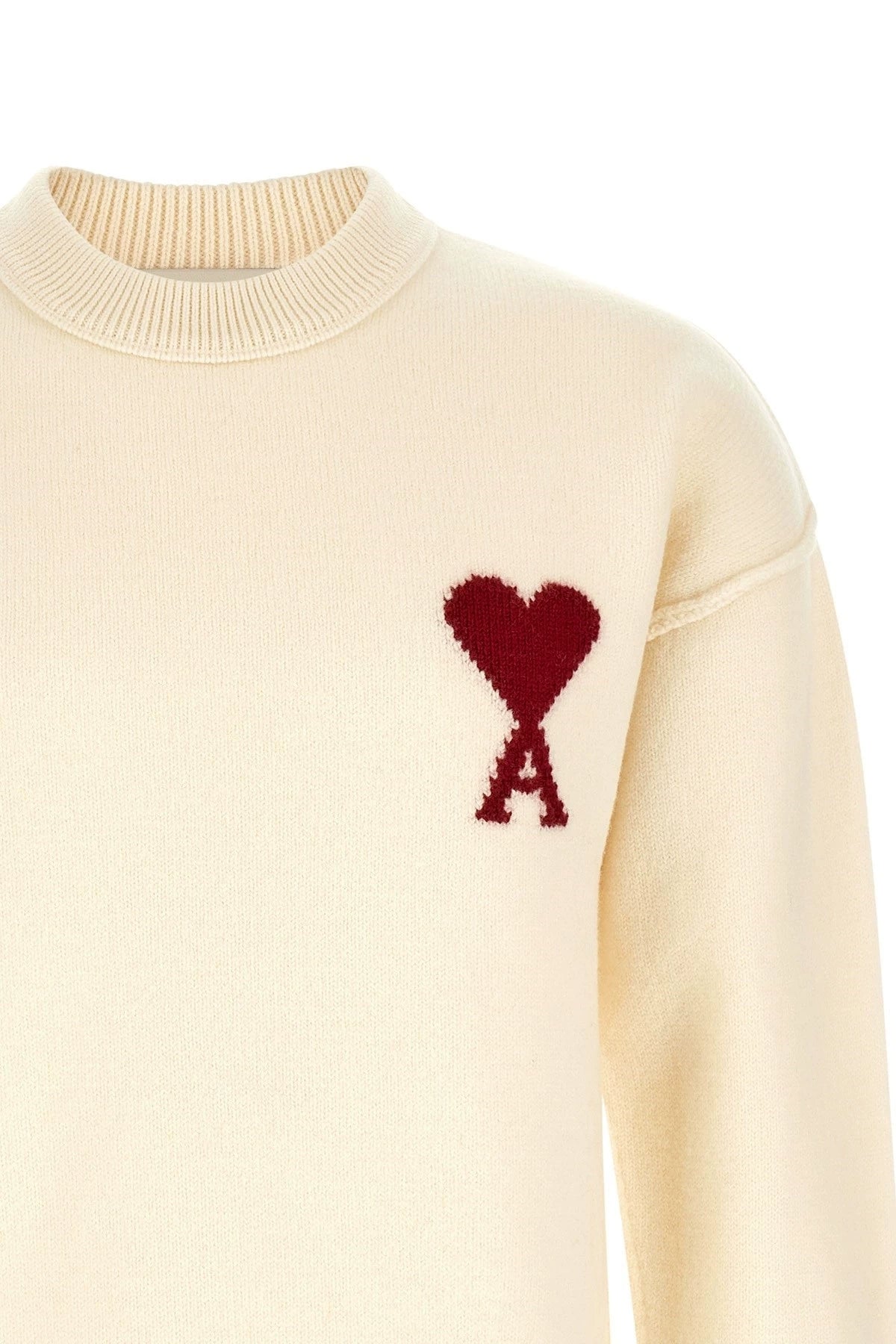 Ami Alexandre Mattiussi Ami Paris Adc Sweater in White