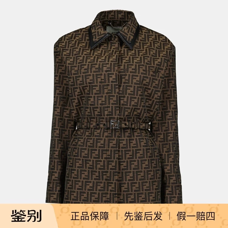 Fendi Women's Coat in Brown