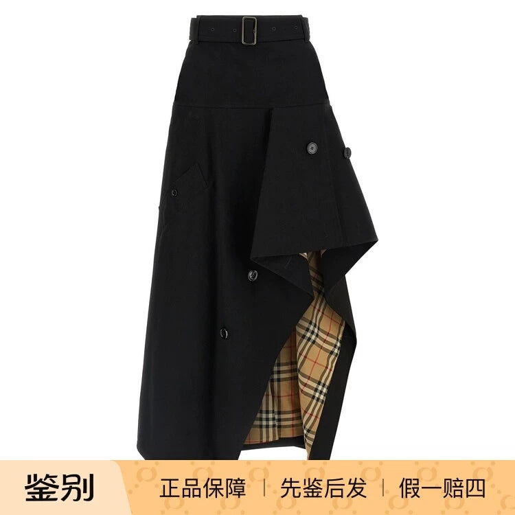 Burberry Trench Skirt in Black