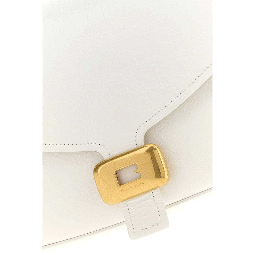 Balenciaga Women's Clicca Medium Shoulder Bag in White