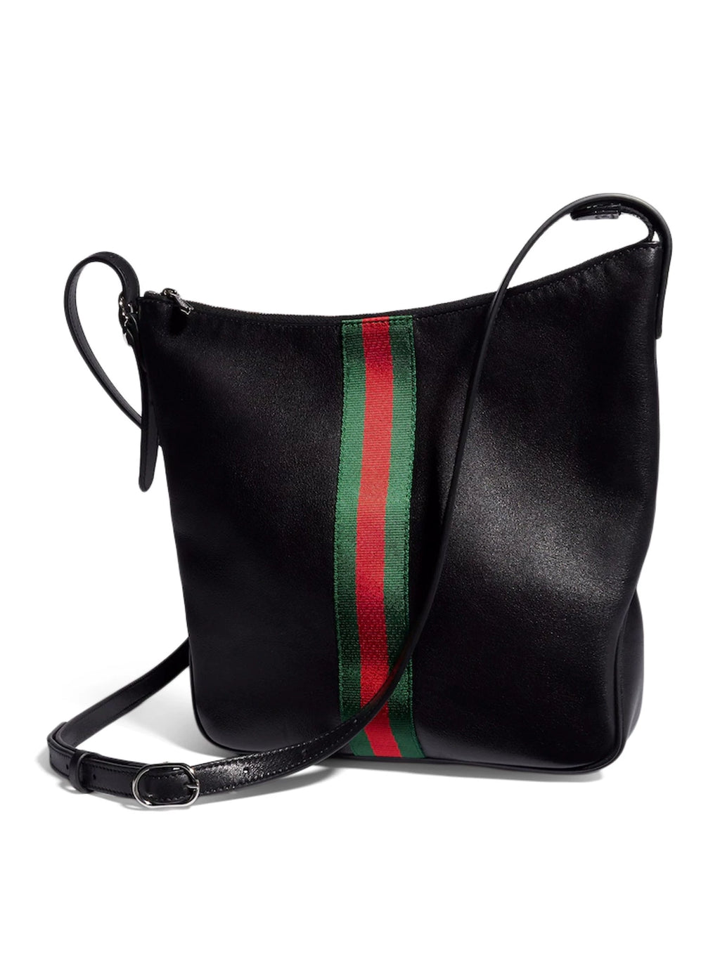 Gucci Men's Lunetta Medium Shoulder Bag in Black
