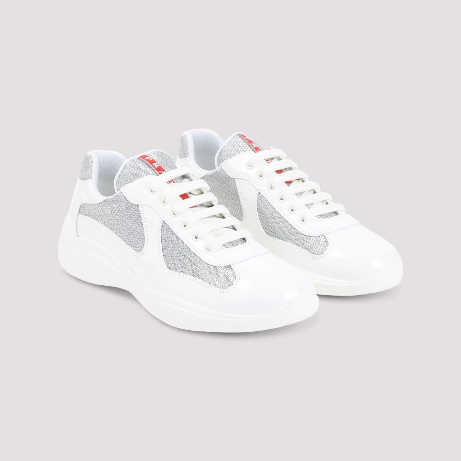 Prada Men's America Cup Sneakers in White