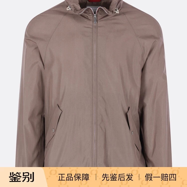 Brunello Cucinelli Men's Jacket in Brown