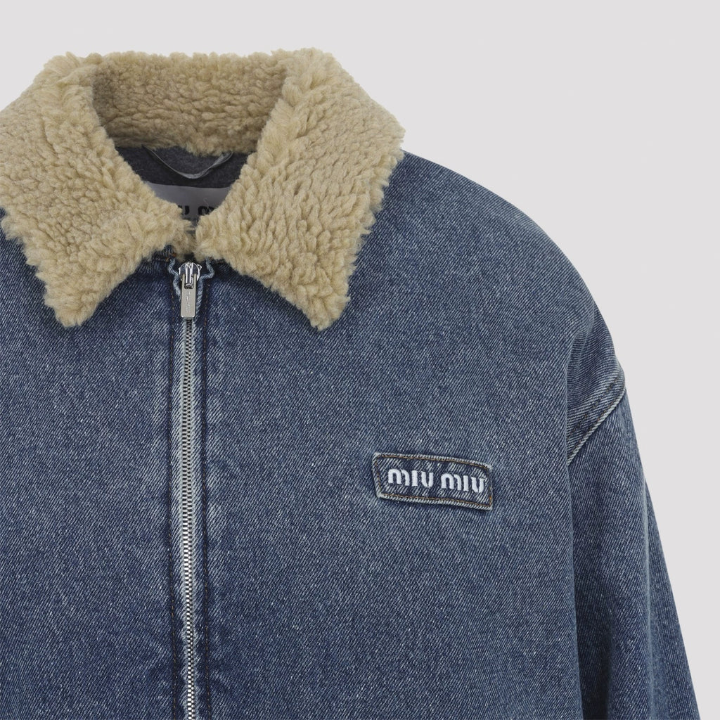 Miu Miu Women's Jacket in Blue