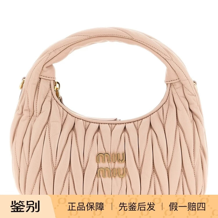 Miu Miu Women's Wander Small Crossbody Bag in Nude Pink