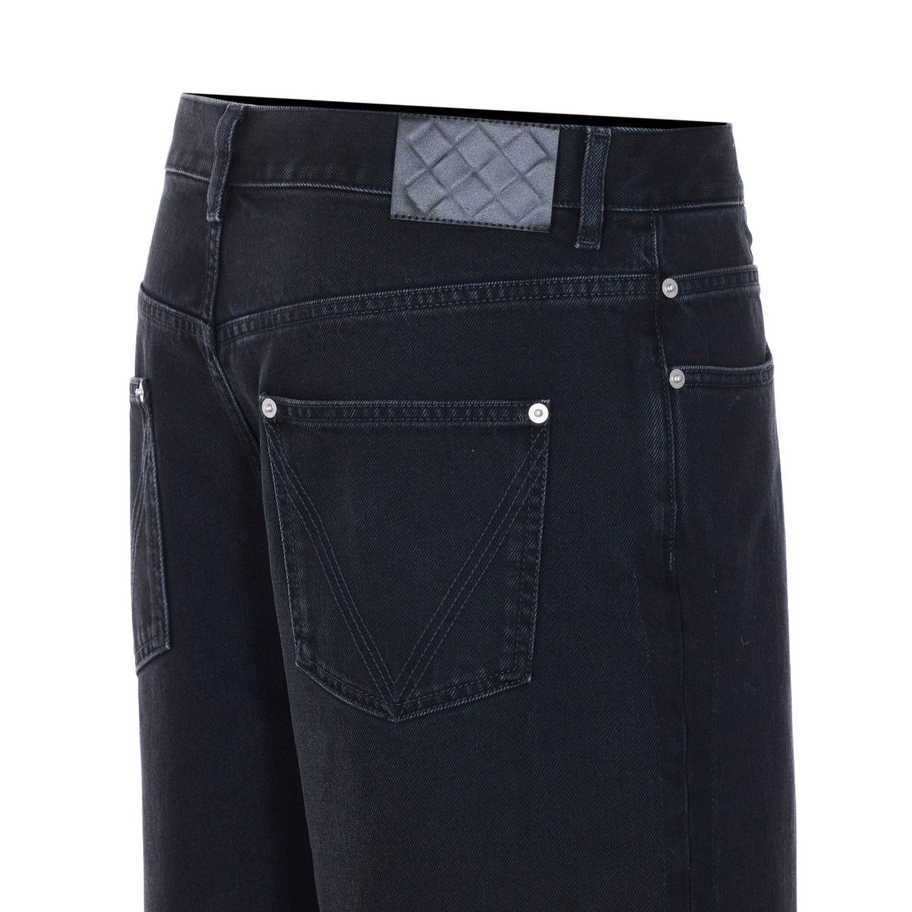 Bottega Veneta Men's Bv Lapel Jeans in Black
