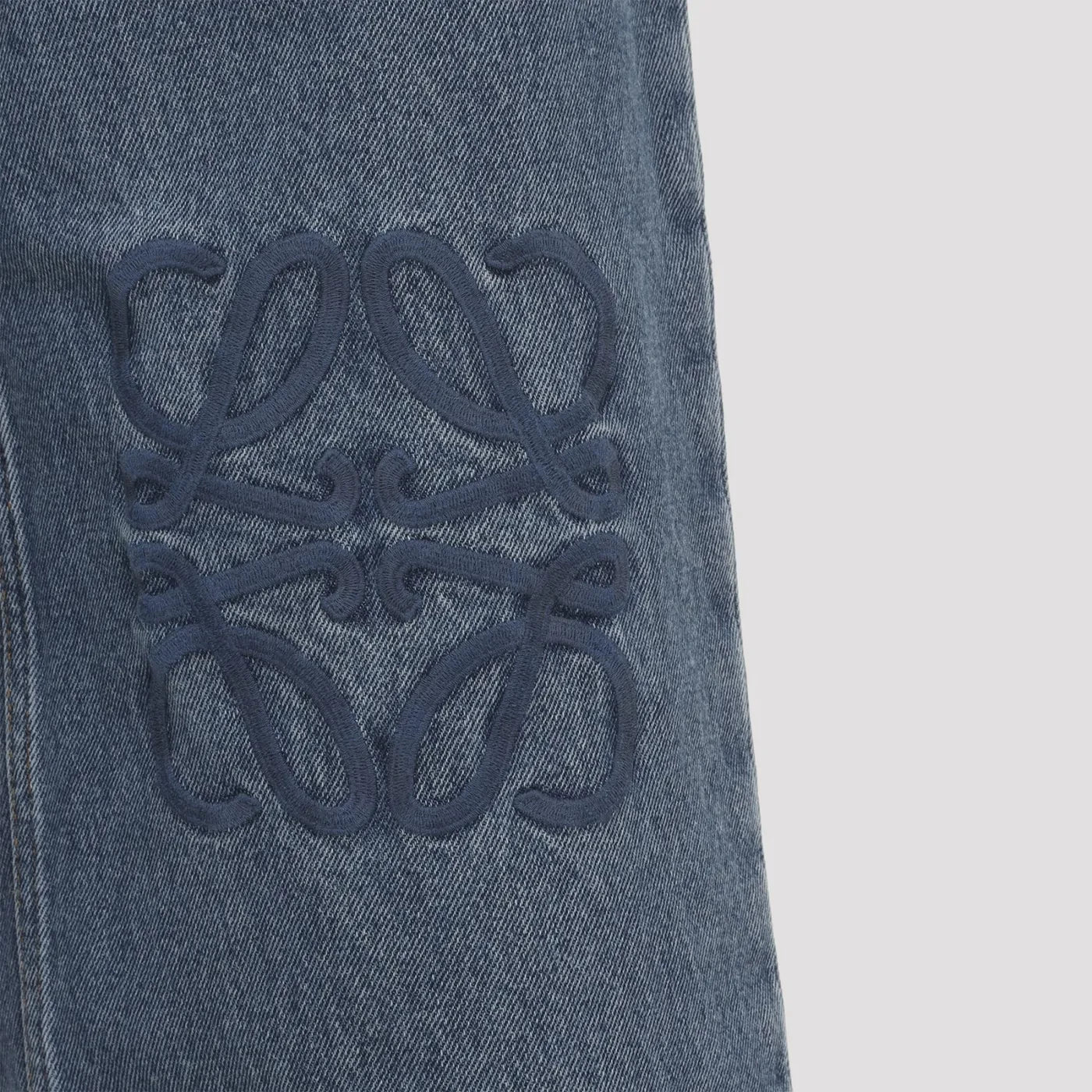 Loewe Women's Anagram Jeans in Blue