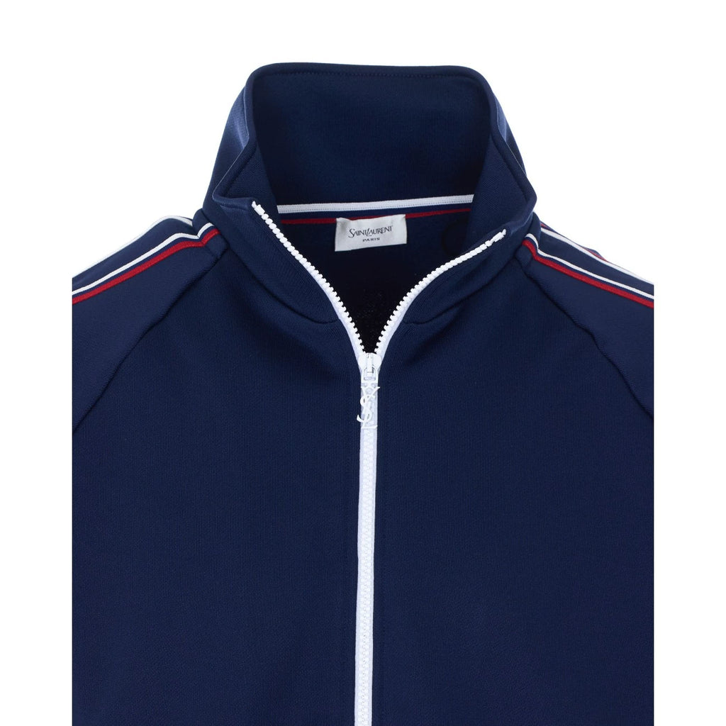 Saint Laurent Men's YSL Jacket in Blue