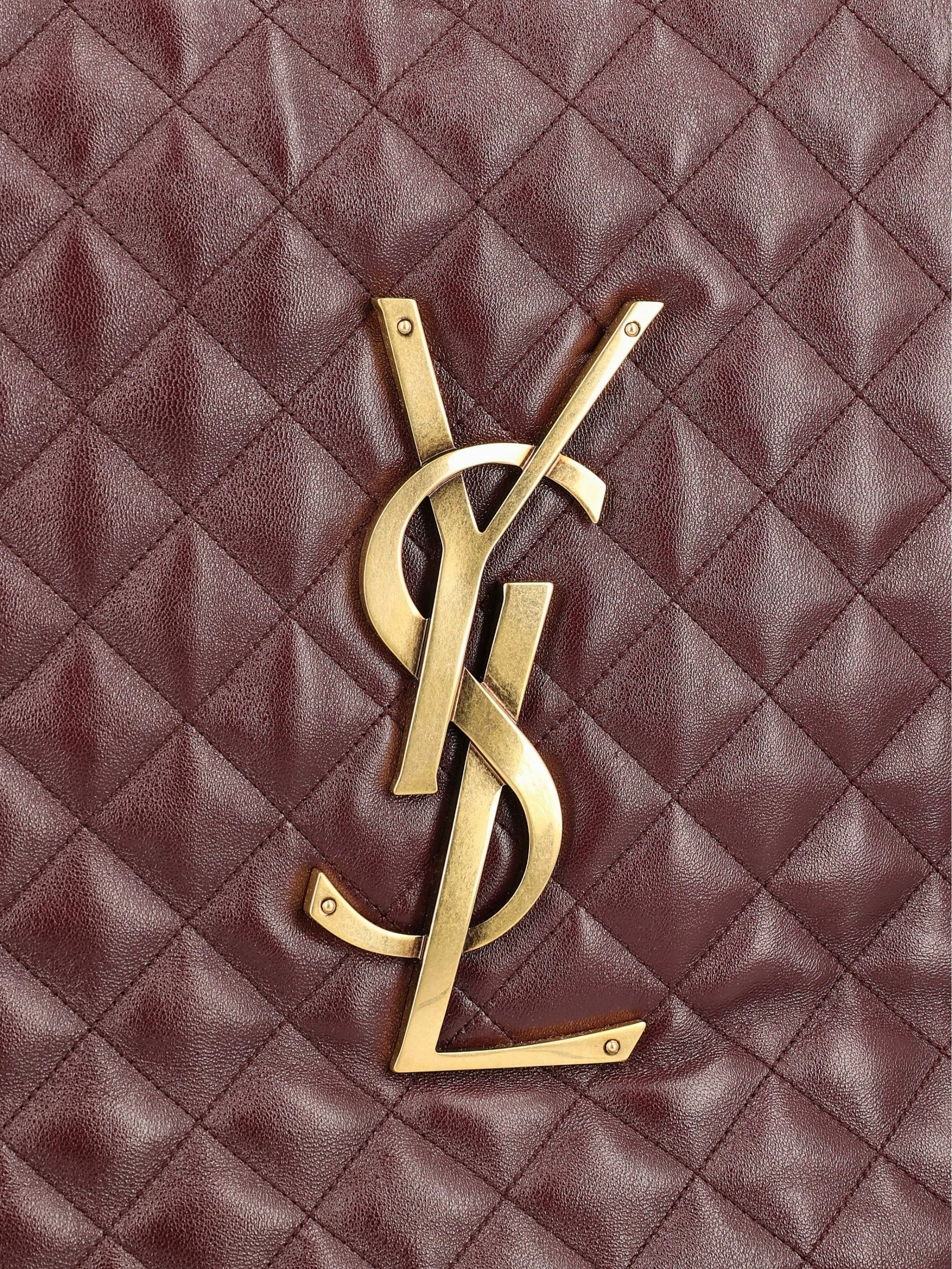 Saint Laurent Women's YSL Icare Bag in Burgundy