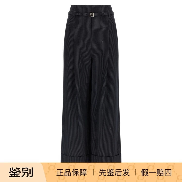 Fendi Women's Pants in Blue