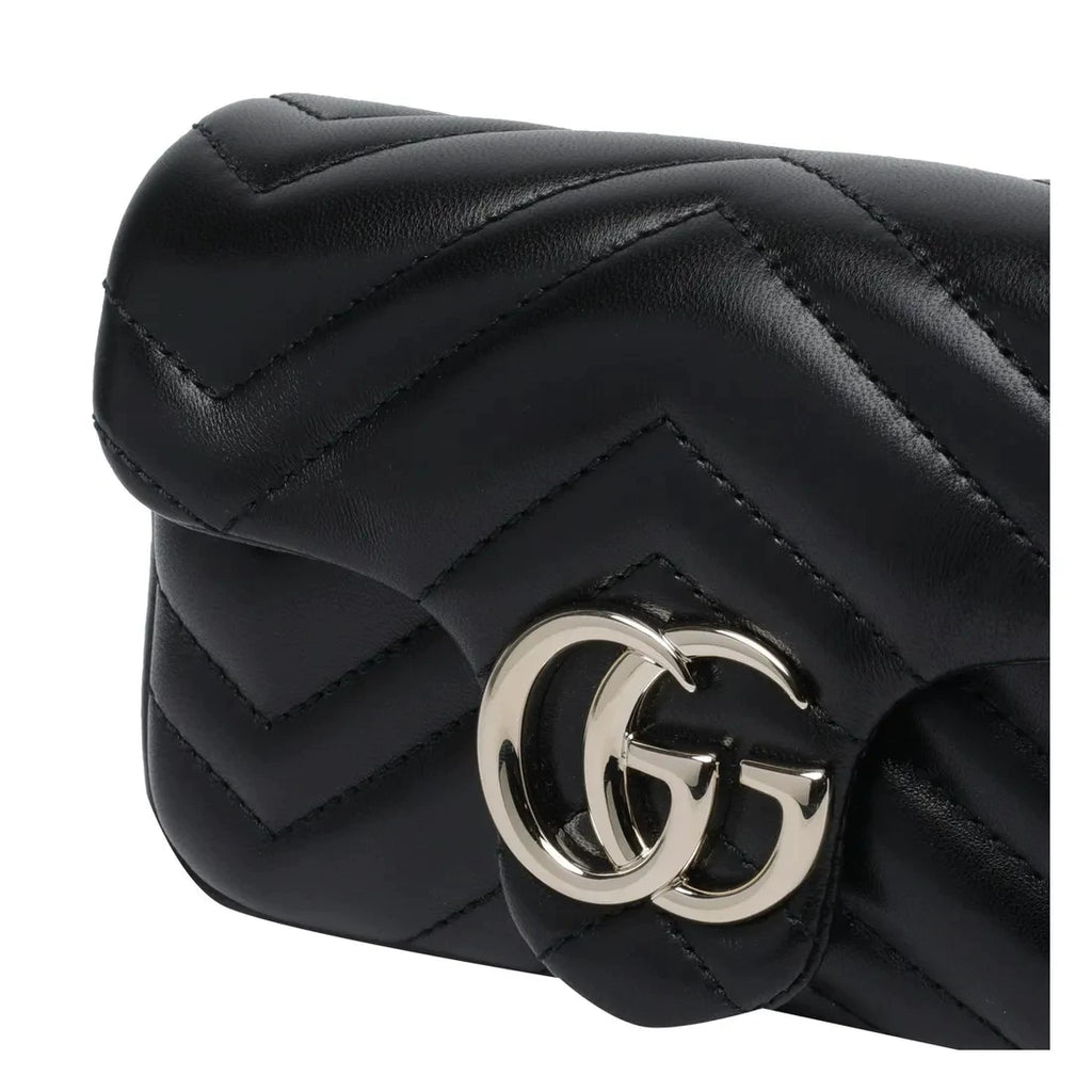 Gucci Women's Gg Marmont Mini Bag in Black
