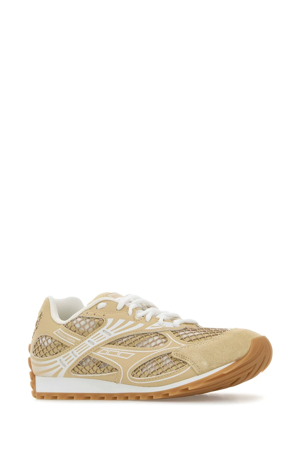 Bottega Veneta Women's Orbit Bv Sneakers in Beige