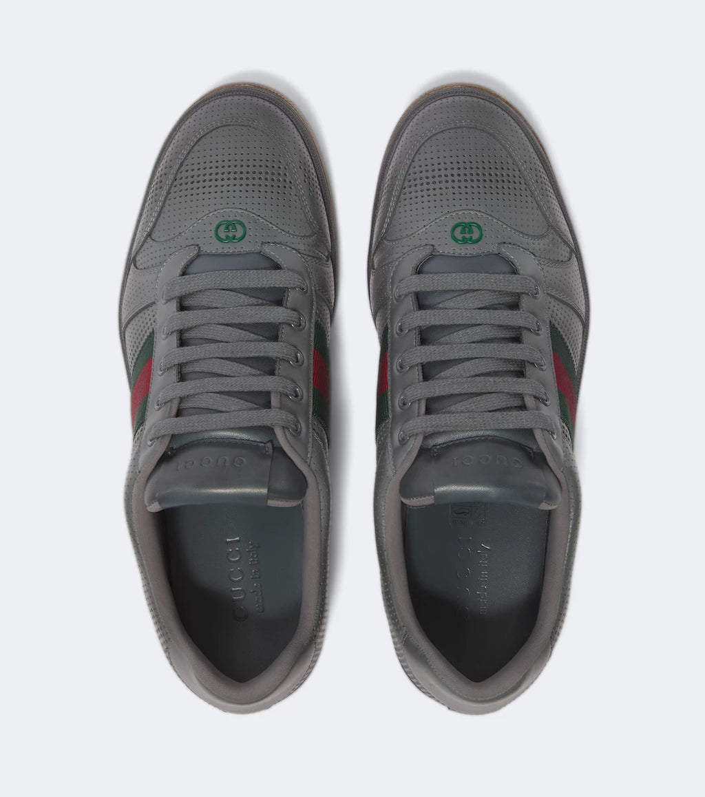 Gucci Men's Screener Sneakers in Grey