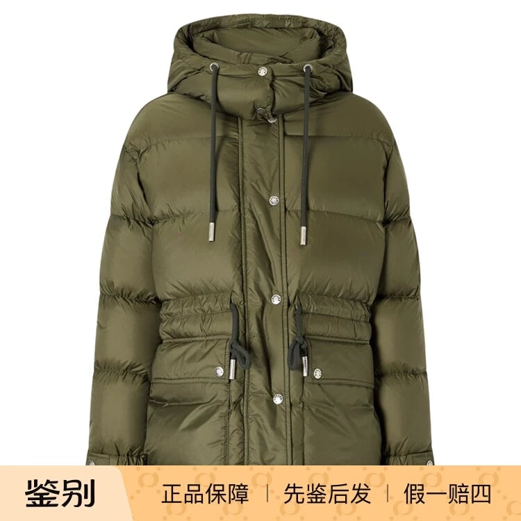 Moncler Women's Sesie Down Jacket in Olive