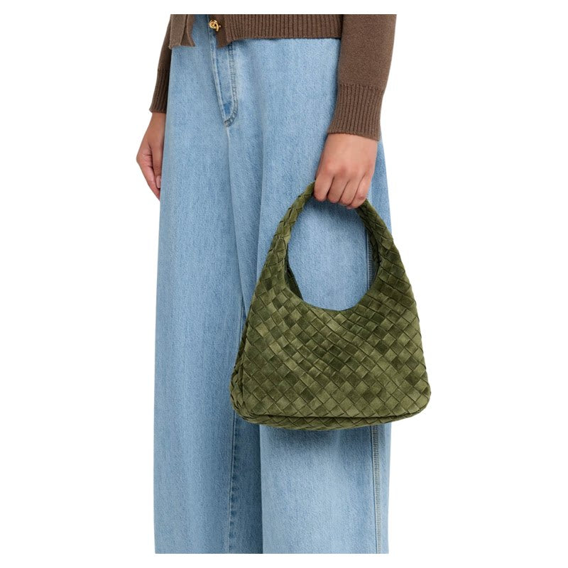 Bottega Veneta Women's Campana Small Bag in Green
