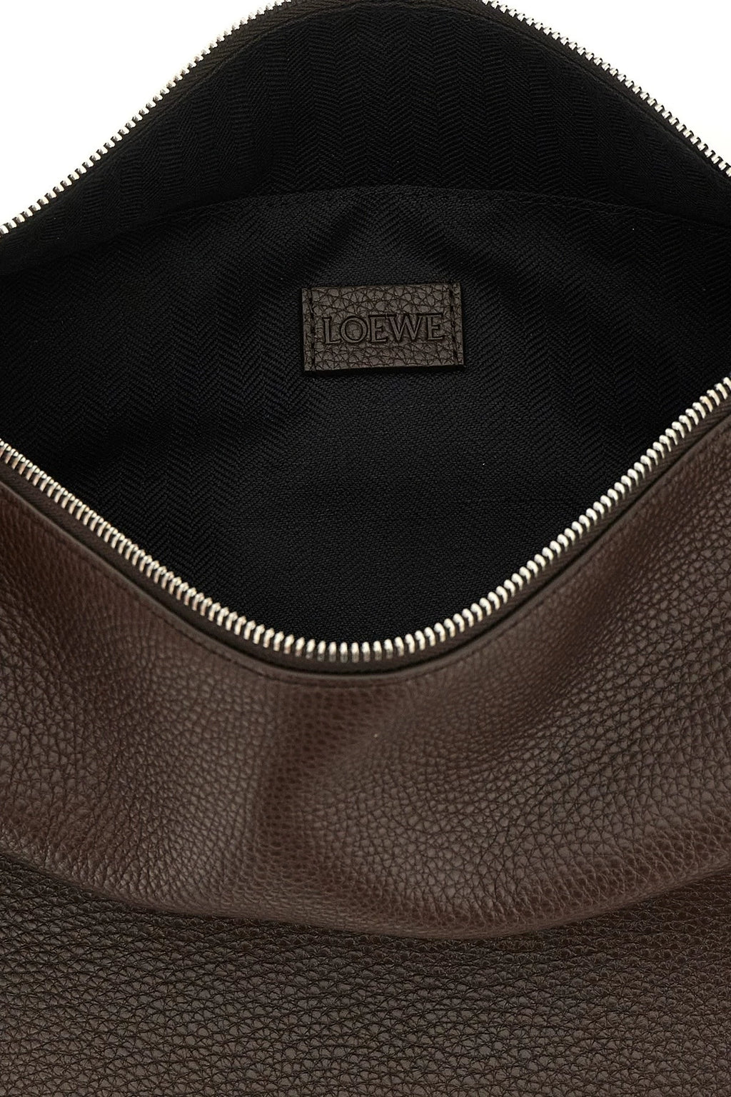 Loewe Men's Loop Hobo Bag in Black