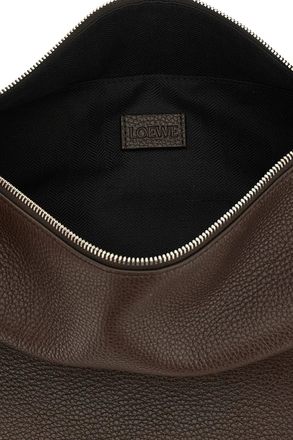 Loewe Men's Loop Hobo Bag in Black