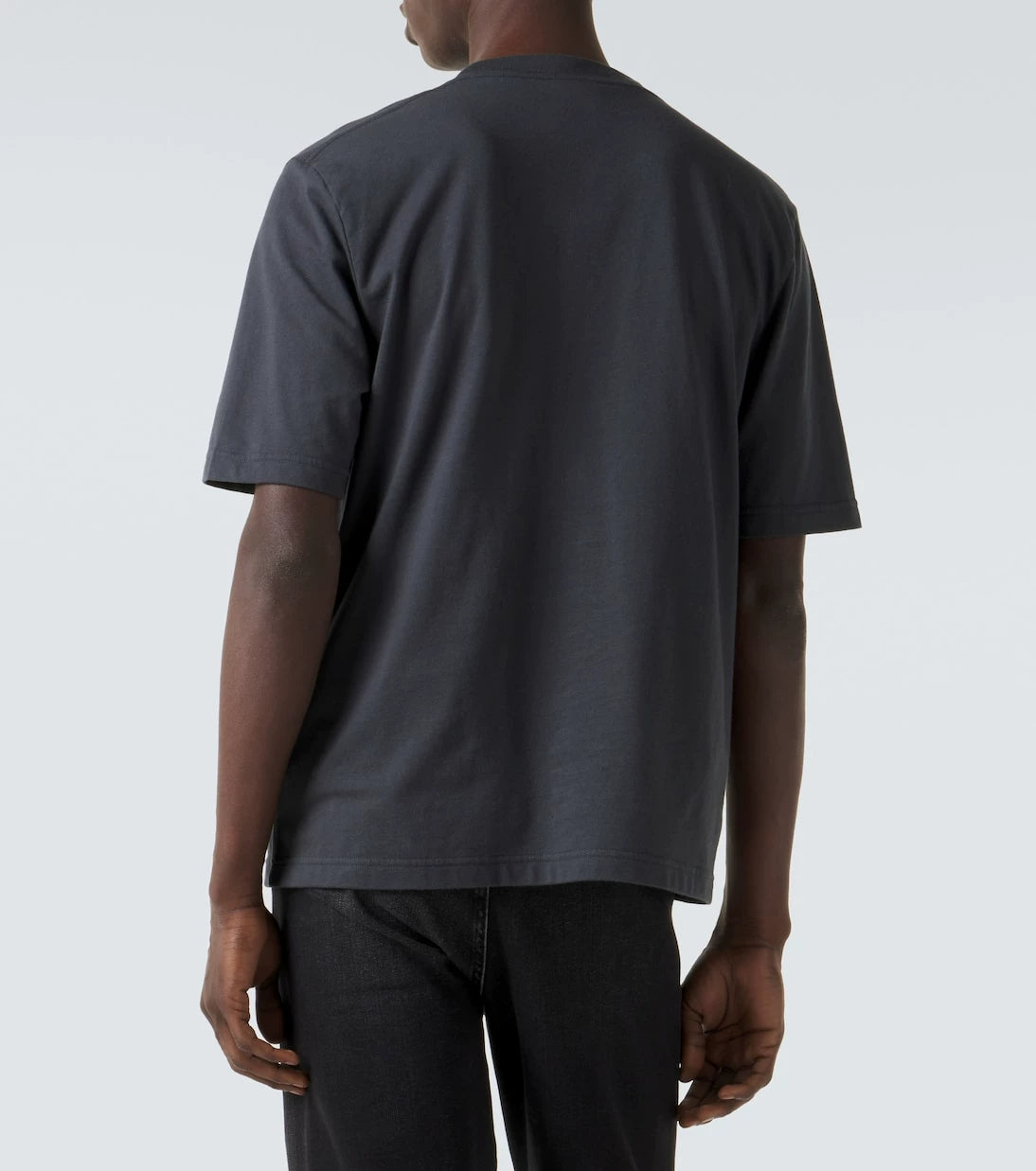 Gucci Men's Logo T-Shirt in Grey
