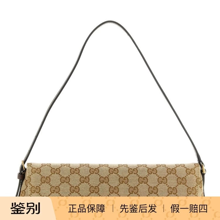GUCCI Women's Medium Madison Canvas Shoulder Bag in Beige