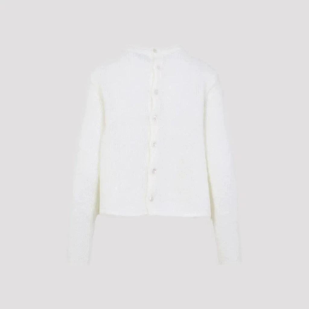 Loewe Women's Anagram Cardigan in White