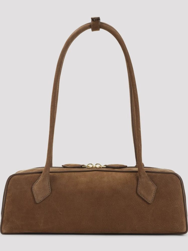 Alaia Women's Teckel Medium Shoulder Bag in Brown