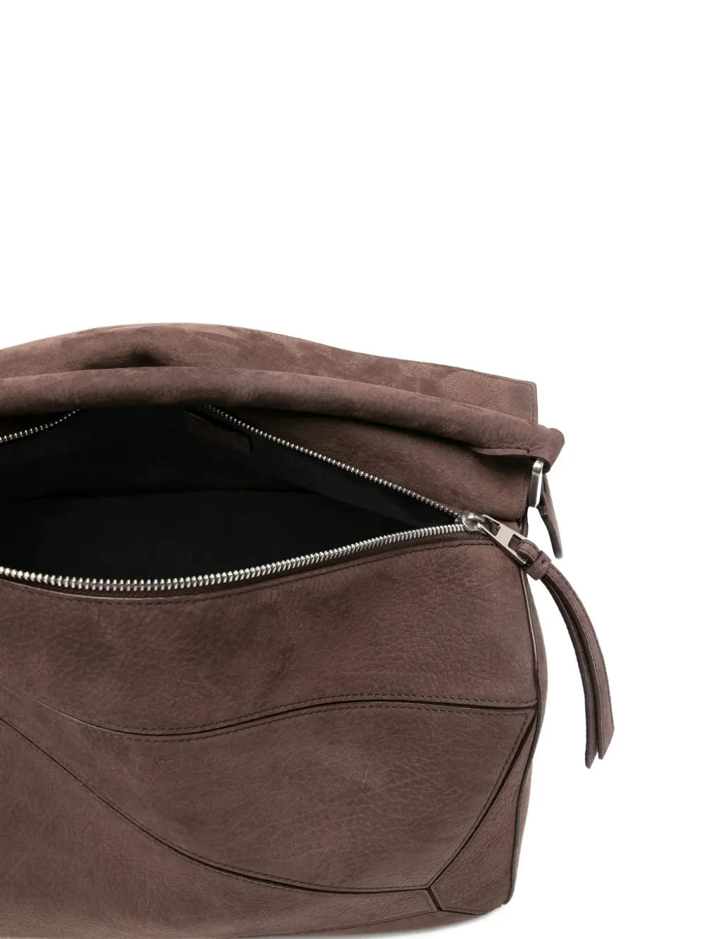 Loewe Men's Puzzle Large Shoulder Bag in Brown