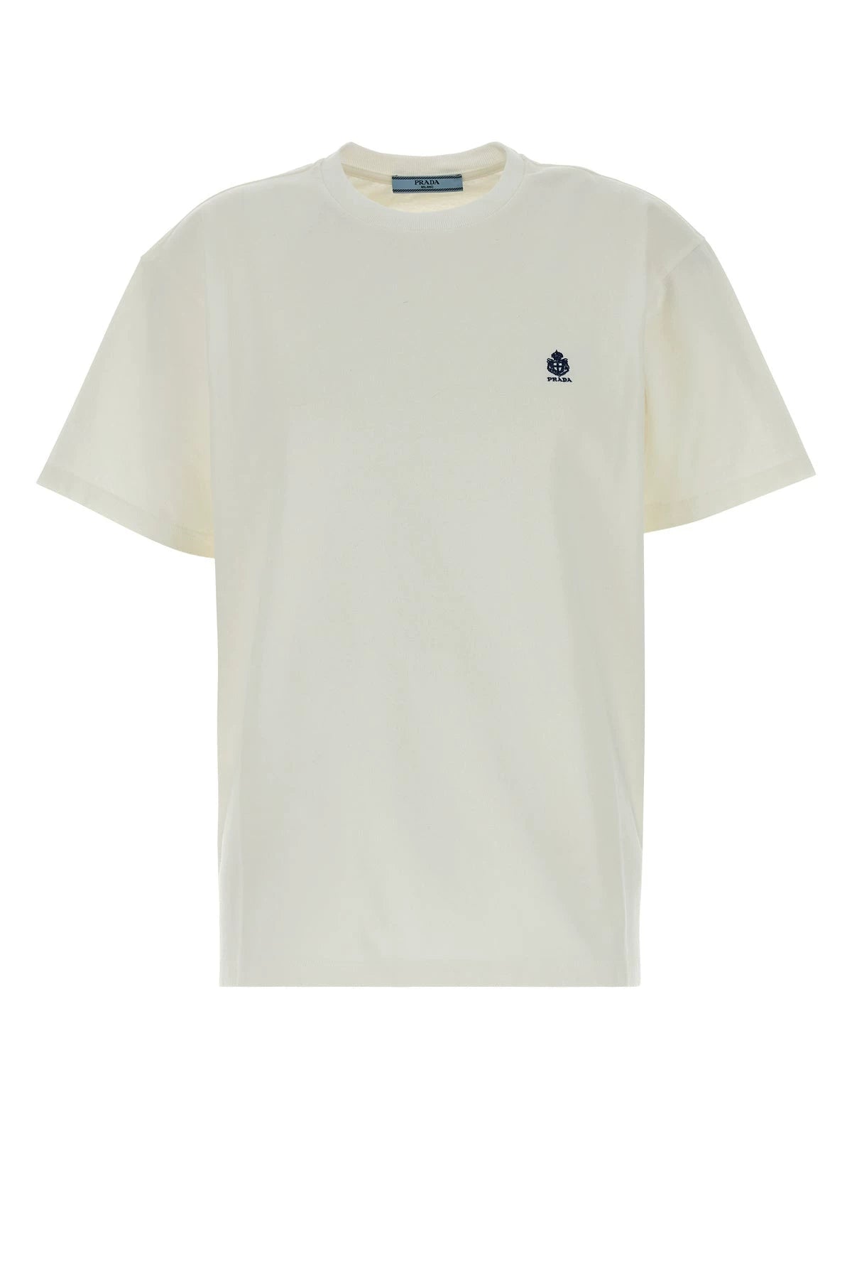 Prada Women's Logo T-Shirt in White