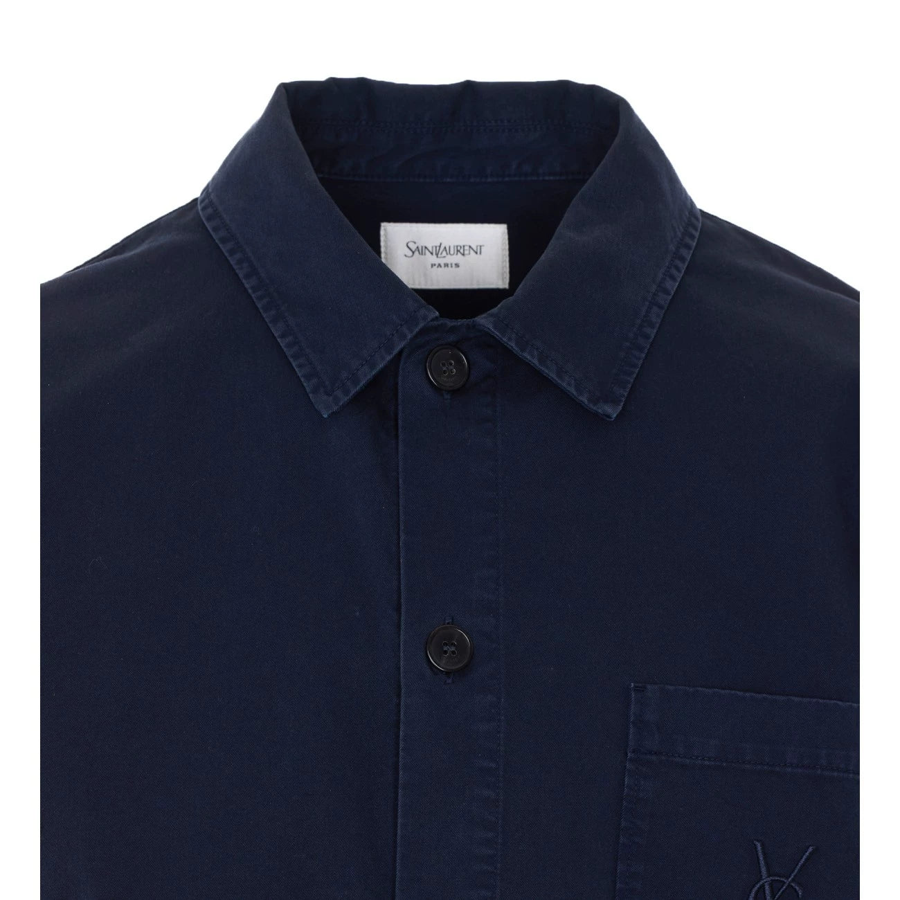 Saint Laurent Men's YSL Jacket in Blue