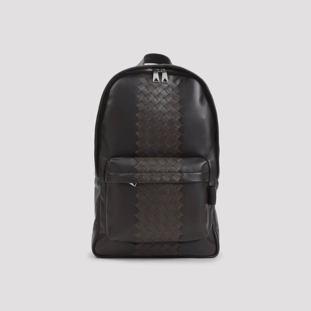 Bottega Veneta Men's Backpack in Brown